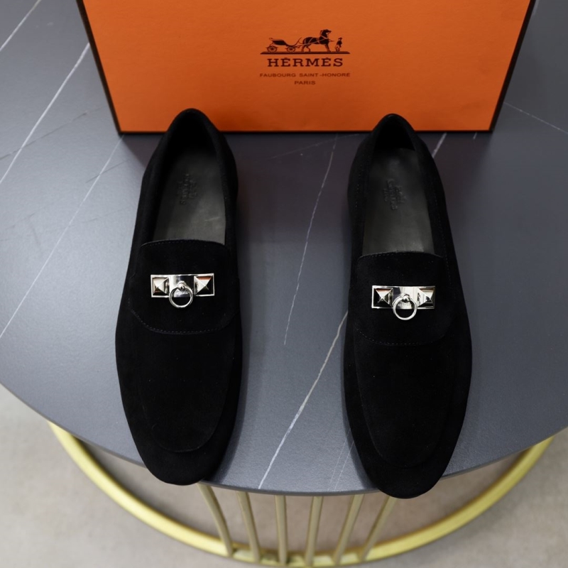H**mes leather shoes
